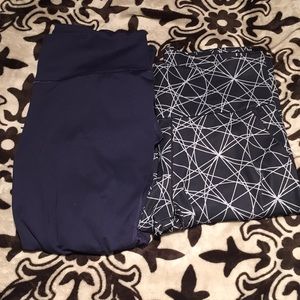 2 Adidas workout pants